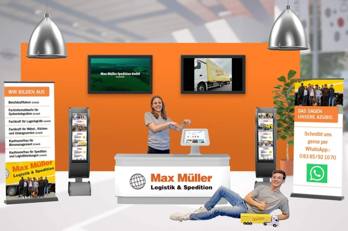 Max Müller Messestand 